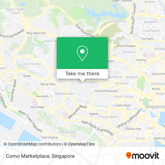 Como Marketplace map