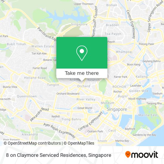8 on Claymore Serviced Residences map