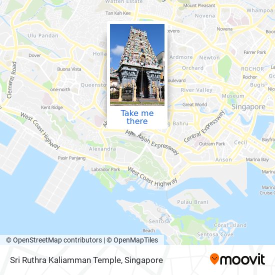 Sri Ruthra Kaliamman Temple map