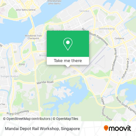 Mandai Depot Rail Workshop map