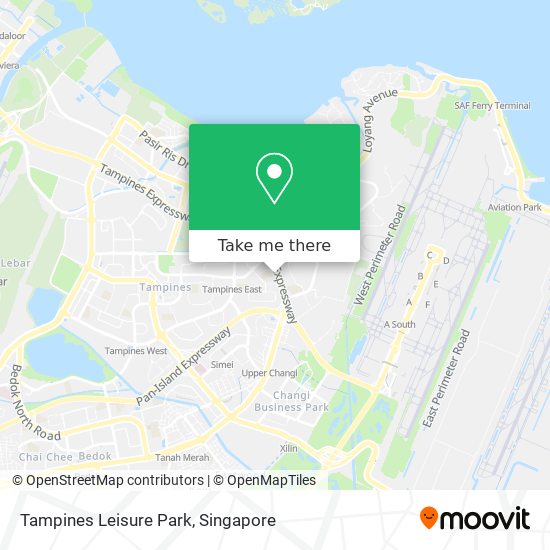 Tampines Leisure Park map