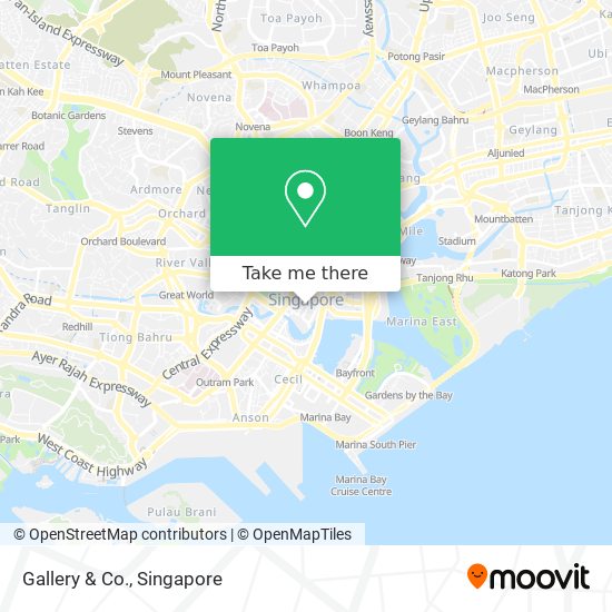Gallery & Co. map