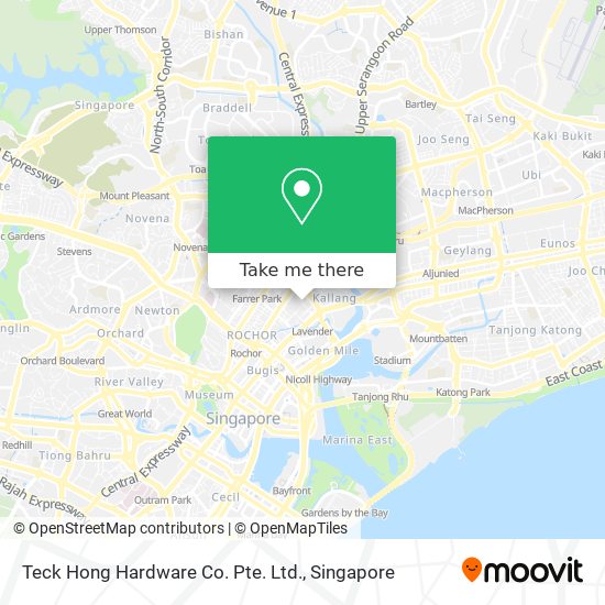 Teck Hong Hardware Co. Pte. Ltd. map