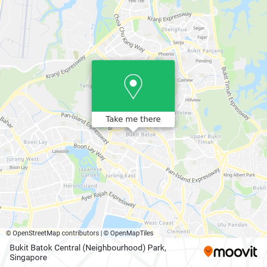 Bukit Batok Central (Neighbourhood) Park map