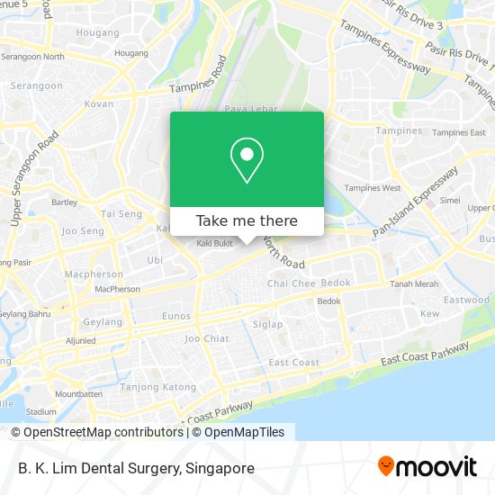 B. K. Lim Dental Surgery map
