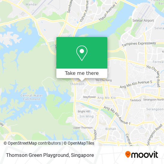 Thomson Green Playground map