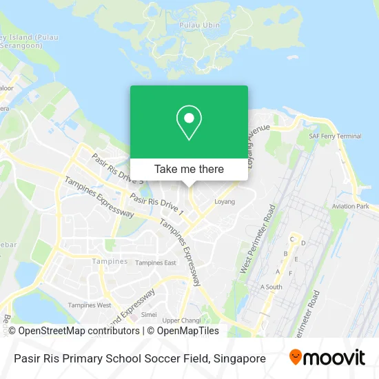 Pasir Ris Primary School Soccer Field map