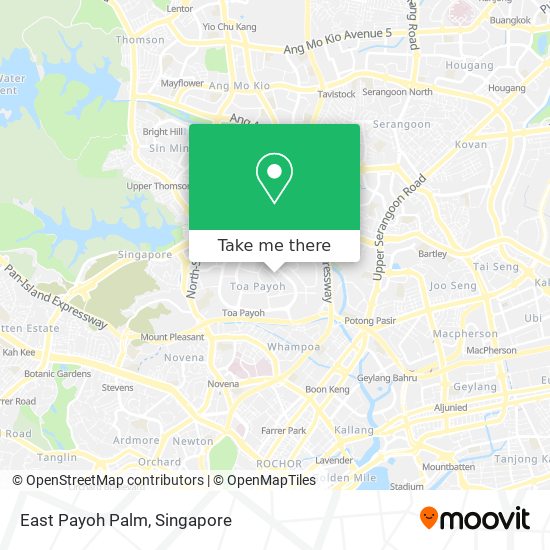 East Payoh Palm map