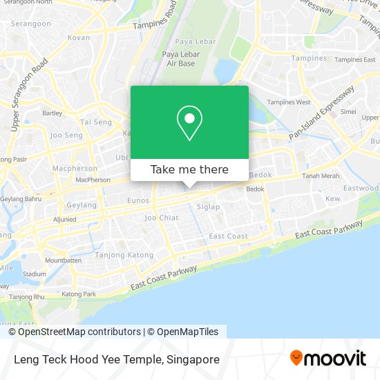 Leng Teck Hood Yee Temple map