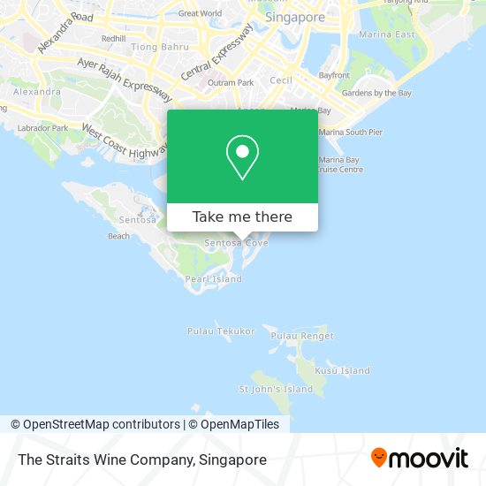 The Straits Wine Company map