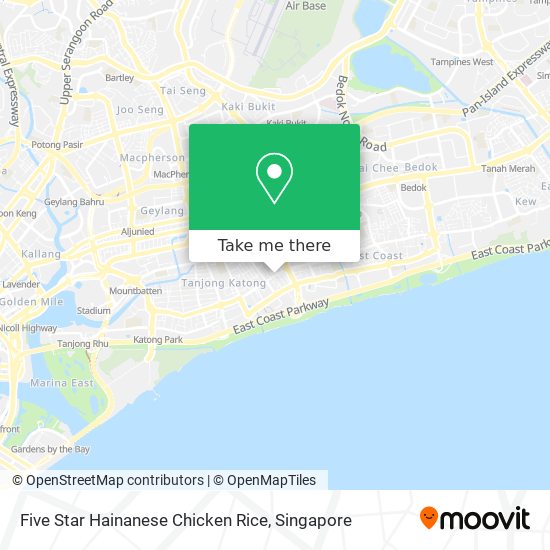 Five Star Hainanese Chicken Rice map