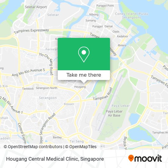 Hougang Central Medical Clinic map