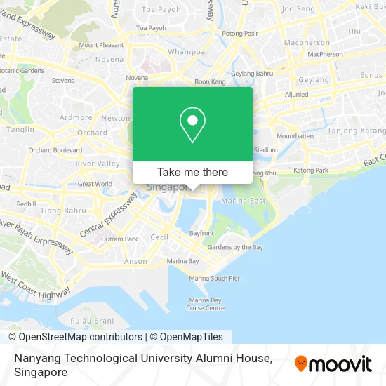 Nanyang Technological University Alumni House map