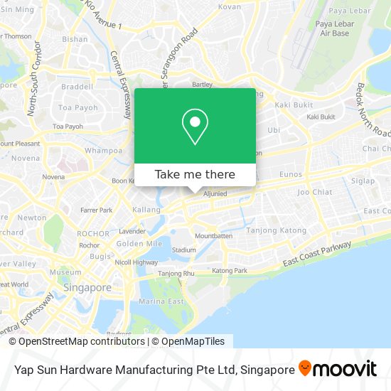 Yap Sun Hardware Manufacturing Pte Ltd map