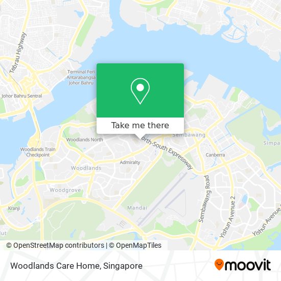 Woodlands Care Home map