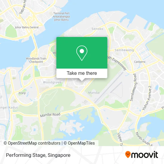 Performing Stage map