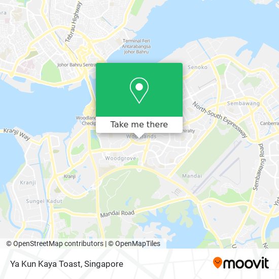 Ya Kun Kaya Toast map