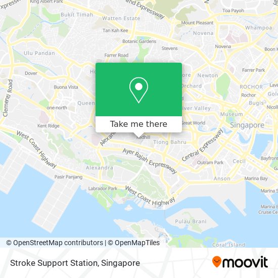 Stroke Support Station map