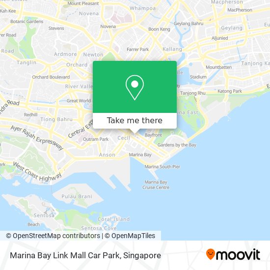 Marina Bay Link Mall Car Park map