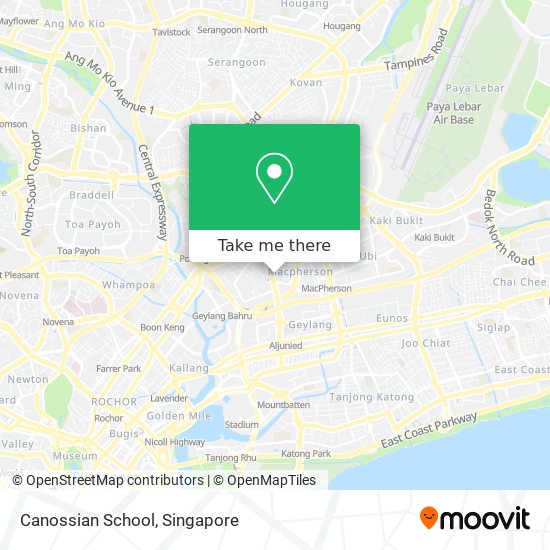 Canossian School map