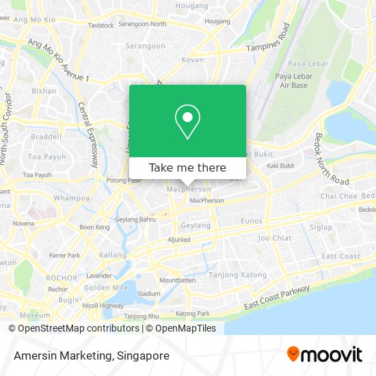 Amersin Marketing map