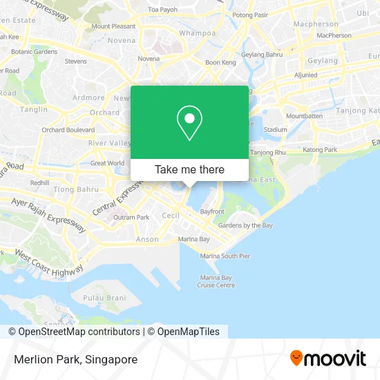 Merlion Park地图
