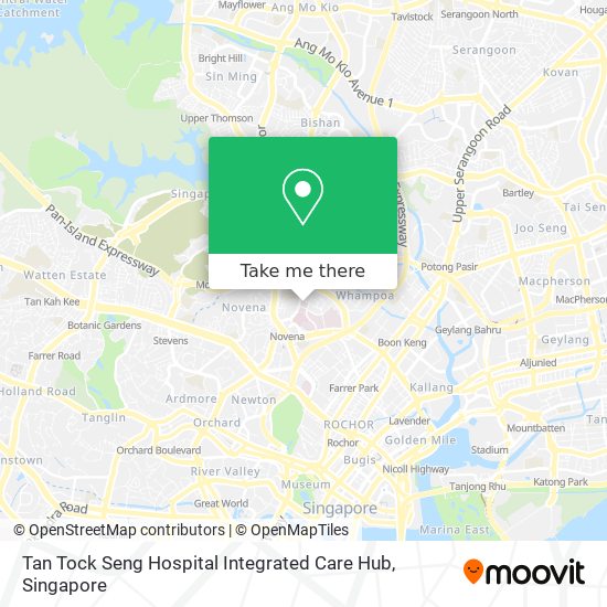 Tan Tock Seng Hospital Integrated Care Hub地图