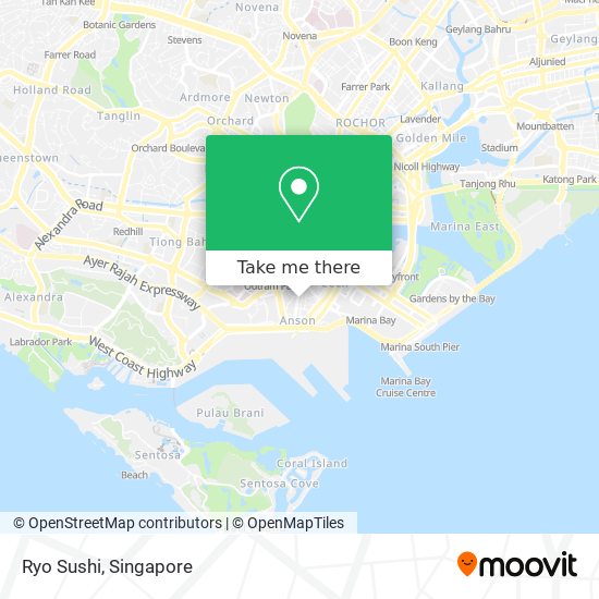 Ryo Sushi map