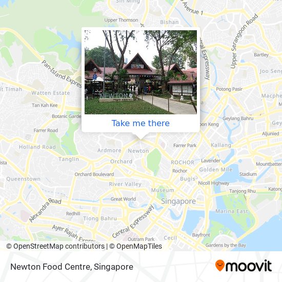 Newton Food Centre map