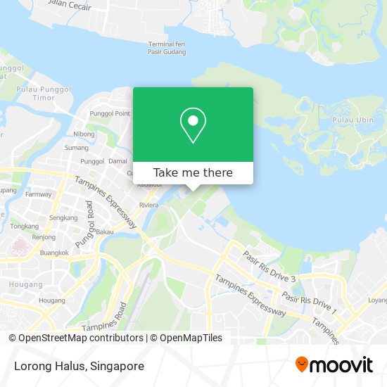 Lorong Halus map