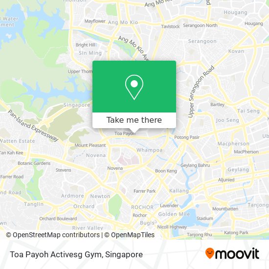 Toa Payoh Activesg Gym map