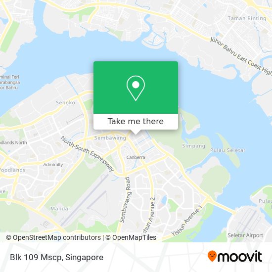 Blk 109 Mscp map