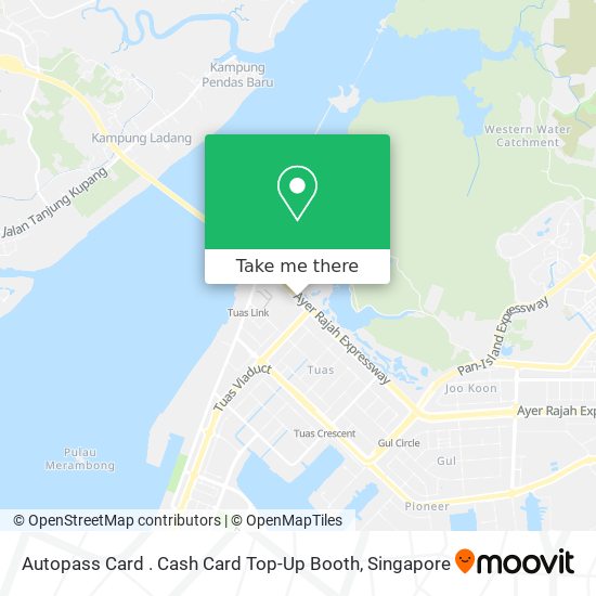 Autopass Card . Cash Card Top-Up Booth map