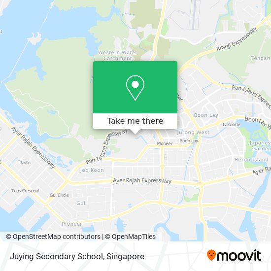 Juying Secondary School map