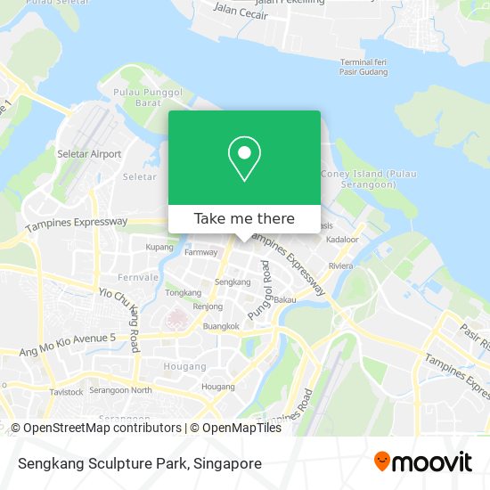 Sengkang Sculpture Park map
