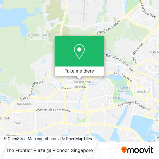 The Frontier Plaza @ Pioneer map