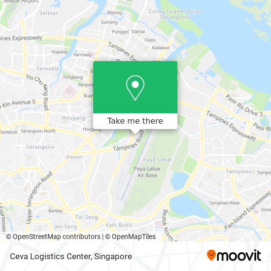 Ceva Logistics Center map