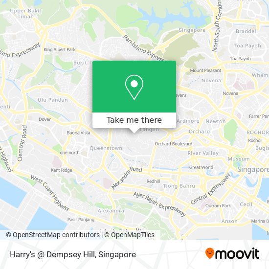 Harry's @ Dempsey Hill map