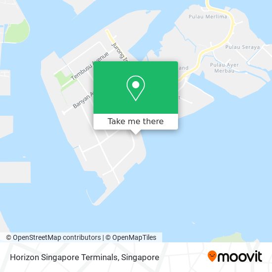 Horizon Singapore Terminals map