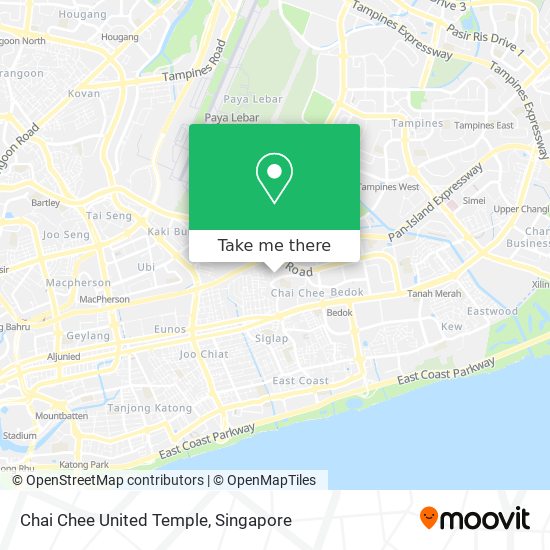 Chai Chee United Temple map