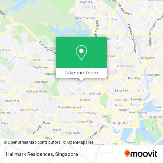 Hallmark Residences map