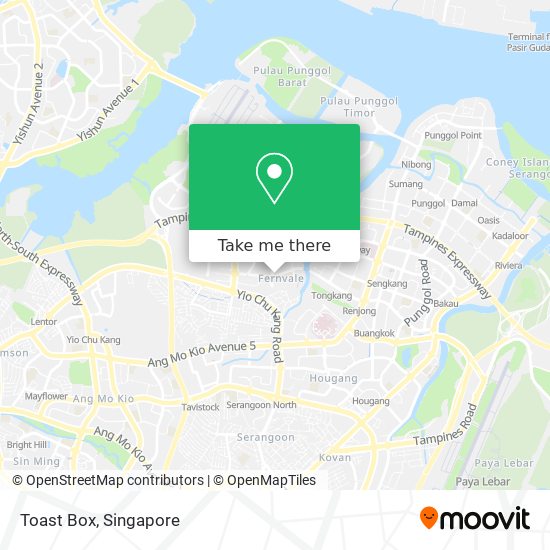 Toast Box map