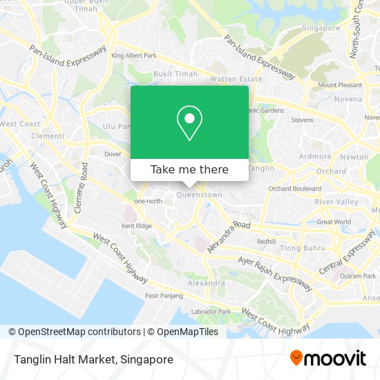 Tanglin Halt Market map