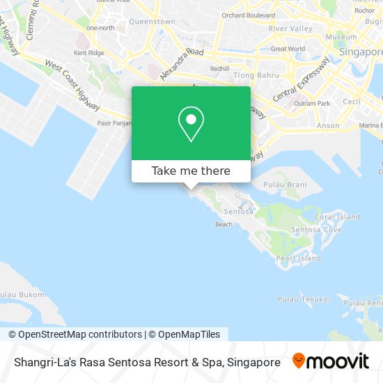 Shangri-La's Rasa Sentosa Resort & Spa地图