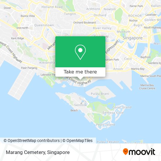 Marang Cemetery map