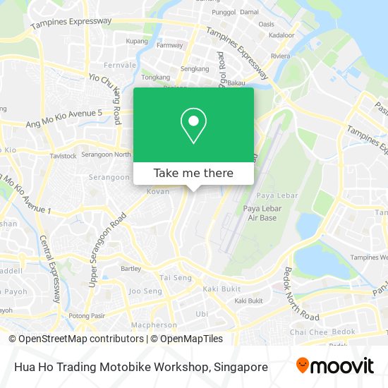 Hua Ho Trading Motobike Workshop map