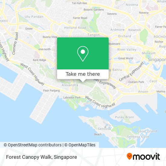 Forest Canopy Walk map