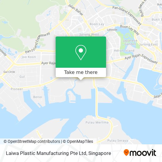 Laiwa Plastic Manufacturing Pte Ltd地图