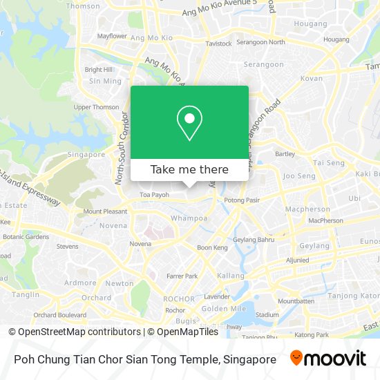 Poh Chung Tian Chor Sian Tong Temple地图