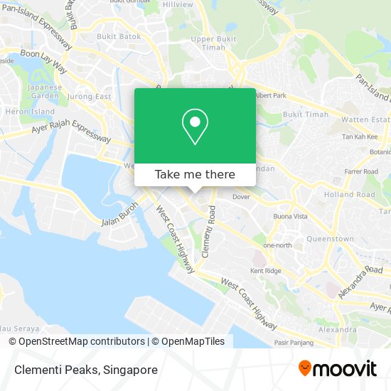 Clementi Peaks map